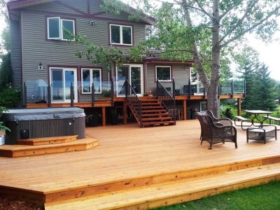 deck renovation glass rail